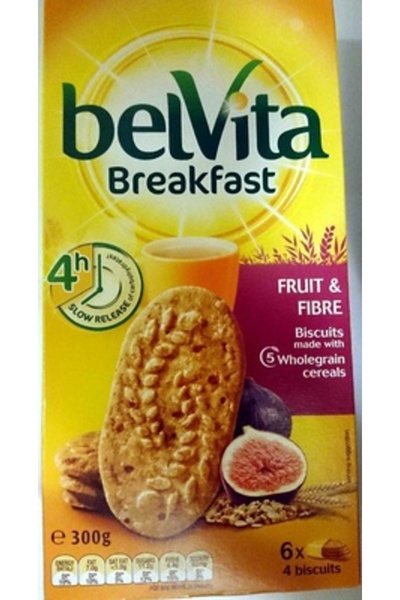 Belvita Biscuiti Cu Cereale Si Fructe 300 G