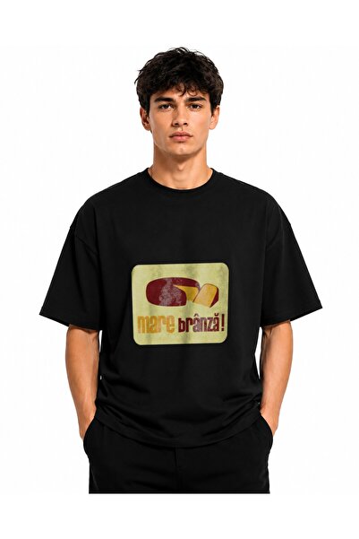 Inscriptie Tricou Unisex Bumbac Premium Casual " Mare branza "