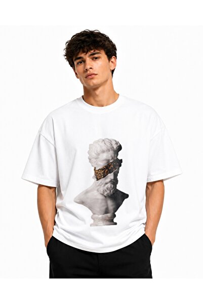 Inscriptie Unisex Premium Cotton Casual T-Shirt "Oliver ler Marinkoski Morana"