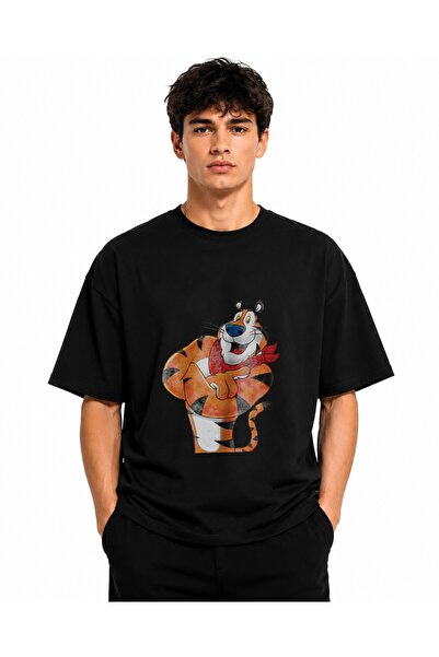 Inscriptie Tricou Unisex Bumbac Premium Casual " Tigrul Tony "