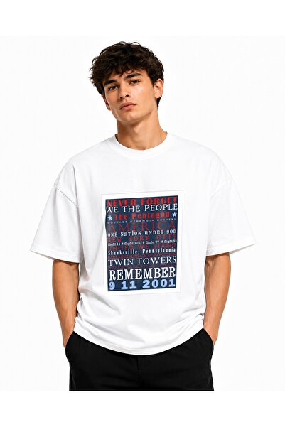 Inscriptie Unisex Βαμβακερό T-Shirt Υψηλής Ποιότητας  "Εμείς οι λαοί δεν ξεχν...