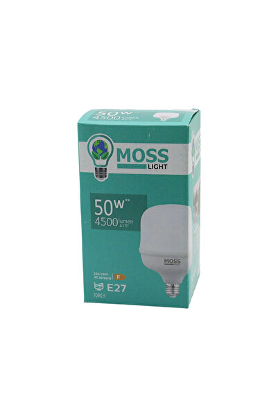 Go İthalat 50W Torch Led Bulb Plastic E27 4500Lumen L175 °   5000 Hours Life ...
