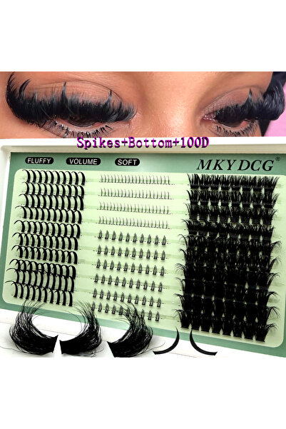 choice2 رموش مجمعة MIX C 100DYX1 MKYDCG 100D/150D/200D، رموش سفلية مجمعة بتصم...