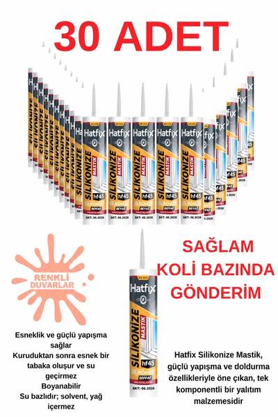 Renkli Duvarlar 30 Adet Silikonize Mastik Strafor Duvar Paneli Duvar Çıtası Y...