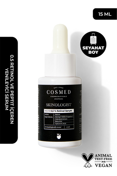 COSMED %0.5 Retinol ve Peptit İçeren Yenileyici Serum/Skinologist %0.5 RETINO...
