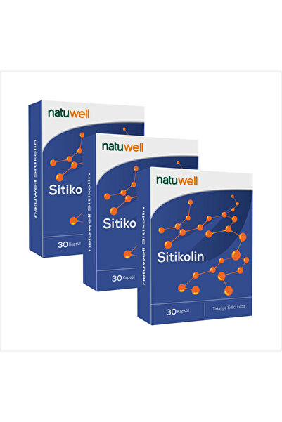 Natuwell Sitikolin 30 Kapsül - 3 Adet