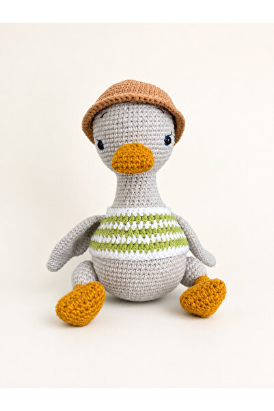 Genel Markalar Amigurumi örgü organik uyku arkadaşı kaz