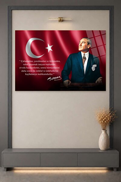 HMDS CONCEPT Mustafa Kemal Atatürk Glass Painting 78