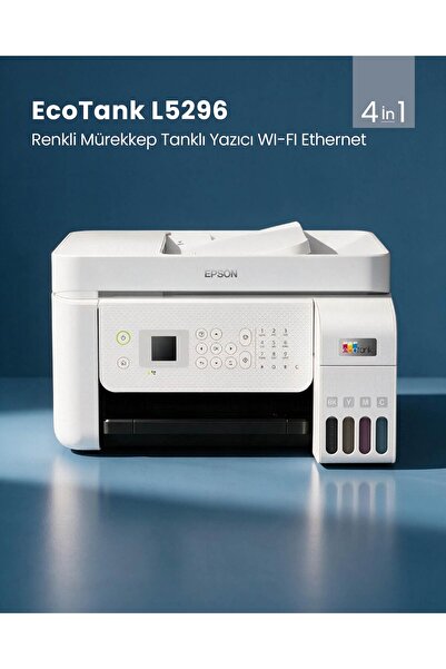 EPSON L5296 Mfp Yazıcı-tar-fot-fax Wi-fi Renkli Tanklı