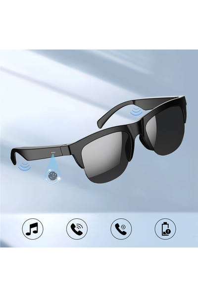 Choice black Smart Glasses Bluetooth Calling Music Control Wireless Fashionab...