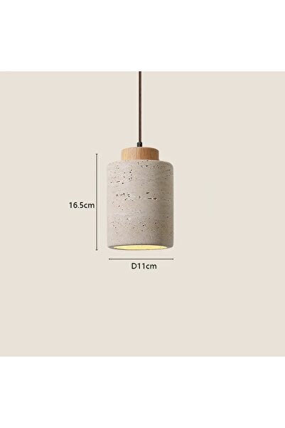 Choice6 Warm White Wood color B Vintage Japanese Style Wooden Pendant Lamp Ch...