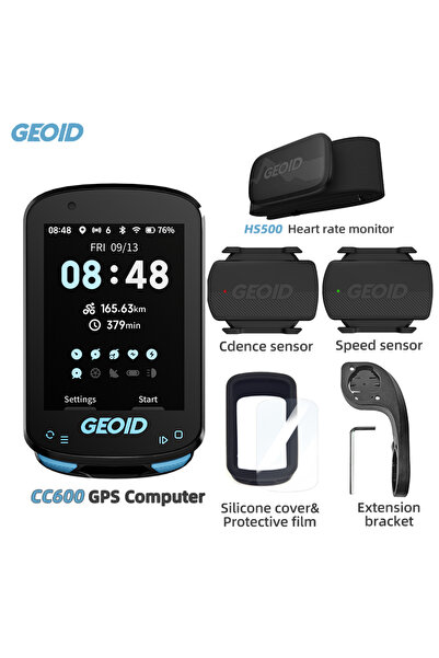 Choice CC600 HS500 FULL Geoid CC600 جهاز كمبيوتر للدراجات بشاشة ملونة ونظام م...