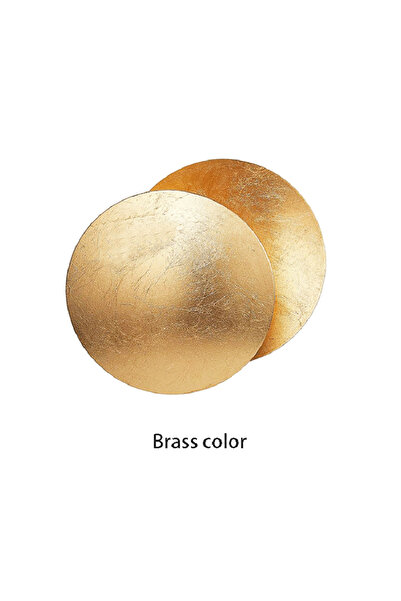 Choice Warm White (2700-3500K) 20cm Brass Moon Concept Solar Eclipse Wall Lam...