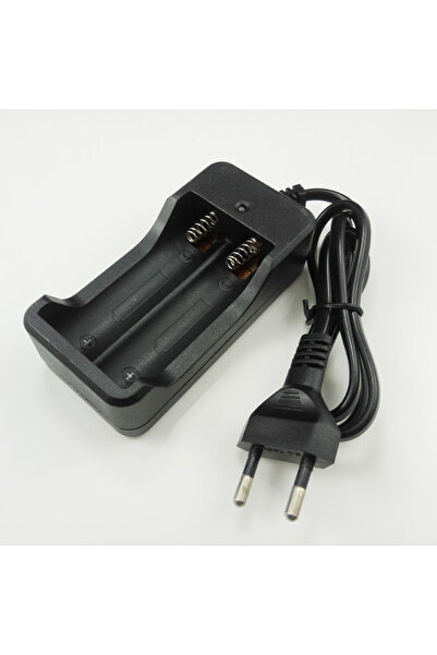 Choice EU PLUG 220V 18650 Battery Charger EU Plug 2 Slots Smart Charging Safe...