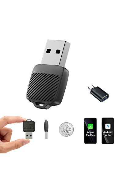 Choice black 2-in-1 MINI Wireless CarPlay & Android Auto Adapter 2026 Upgrade...