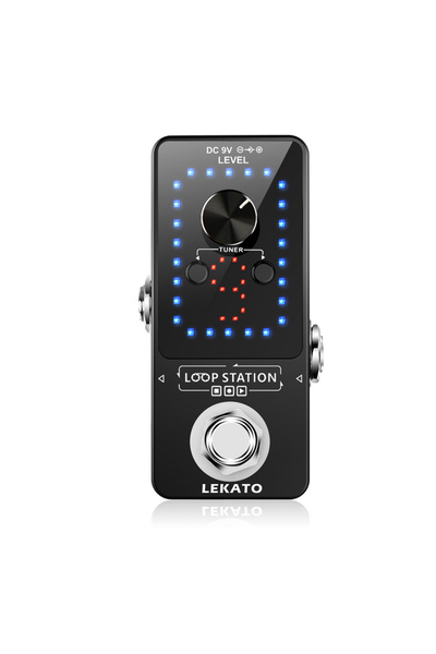 Choice LEKATO Guitar Effect Pedal Looper 9 Loops 40 Minutes Recording Time Lo...