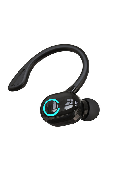 Choice1 Black Wireless Bluetooth Earphones HIFI Bass With HD MIC Ear-Hook Ear...