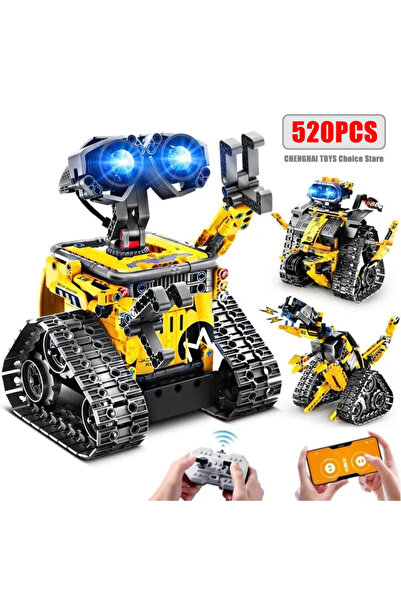 Choice 520pcs Robot 542pcs 3 in 1 Remote Control Programming Truck/Bulldozer ...