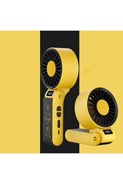 choice2 yellow 2025 Portable High speed fan Mini Fan 3000mAh Rechargeable Bat...