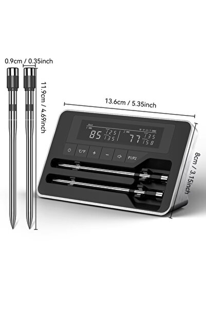 Choice1 M1 2 Probe Smart Wireless Meat Thermometer with 5mm Ultra-Thin Probe,...