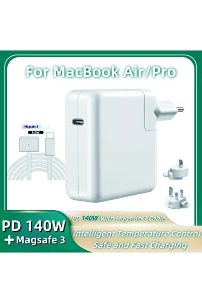 Choice شاحن سريع USB-C بقوة 140 واط مع كابل Magsafe 3 لأجهزة MacBook Air/Pro،...