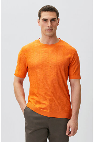 Network Turuncu Desenli T-shirt