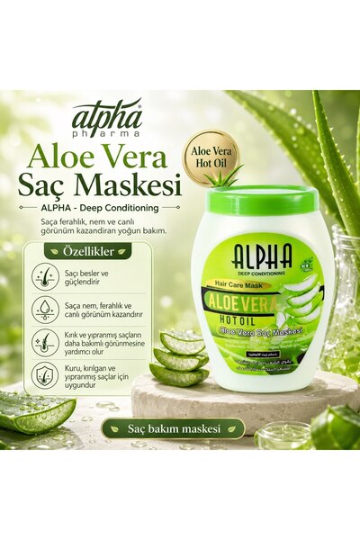 Genel Markalar Aloe Vera Saç Maskesi 1000 ml Hair Care Mask