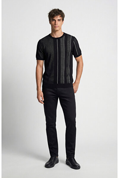 Network Siyah Kaplama Denim Pantolon