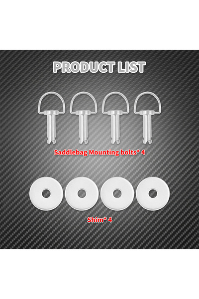 Choice Fasteners Motorcycle Fastener Hard Saddlebag Mounting Pin Stud Bolt Fo...