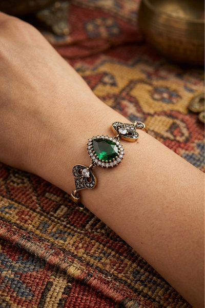 Silveranka 925 Ayar Gümüş Hürrem Sultan Otantik Bileklik