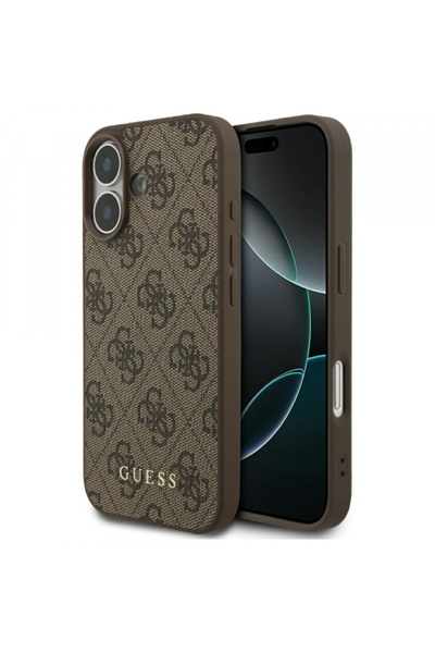 Apple Husa pentru iPhone 17, Guess, 4G Classic, Maro