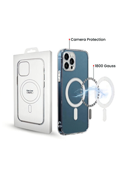Apple Husa MagSafe pentru iPhone 16 Pro, OEM, Clear with Camera Protection, T...
