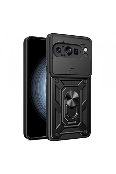 Google Husa pentru Pixel 9 Pro XL, Techsuit, CamShield, Neagra