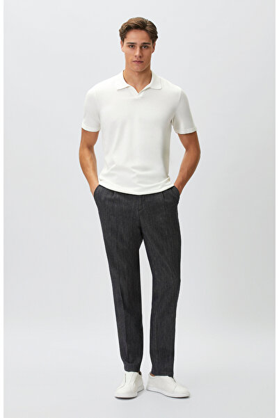 Network Lacivert Casual Pantolon