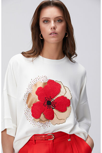 Network Kırık Beyaz Sweatshirt