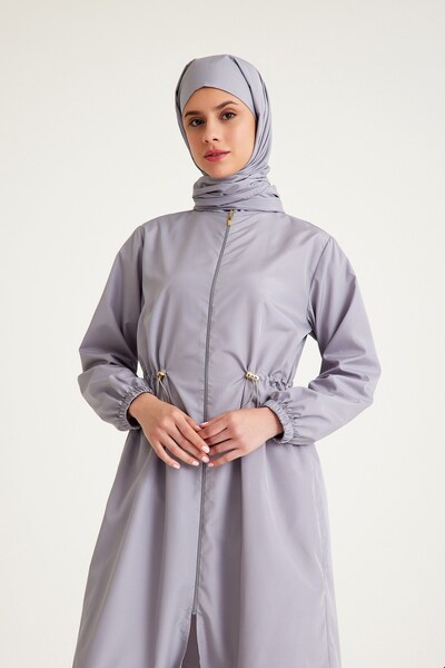 QANU Tesettür Mayo 3'lü Set Gri