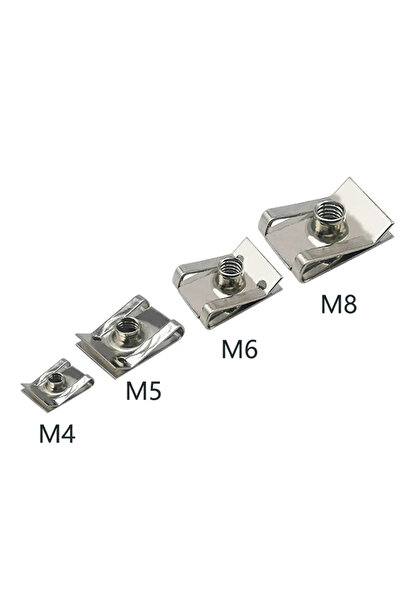 Choice 10 قطع M4 مشابك من الفولاذ المقاوم للصدأ على شكل حرف U مع خيط M6 M5 M4...