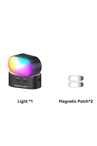 Choice Black AOCHUAN RGB Magnetic Fill Light for Gimbal LED Video Photography...