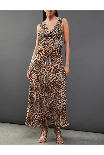 Evendi Rochie lunga, Animal print