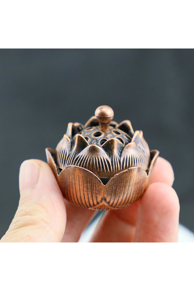 Choice1 02 1pc Lotus Incense Holder,Small Inscent Cone Burner,Mini Asian Styl...
