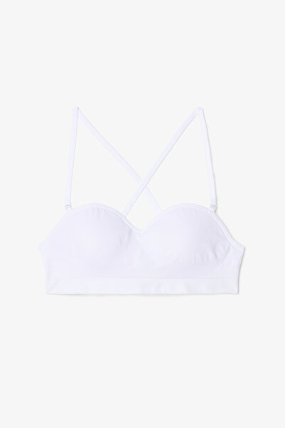Penti My First Bra Seamless Strapless Padded Optik Beyaz Pamuklu Sütyen