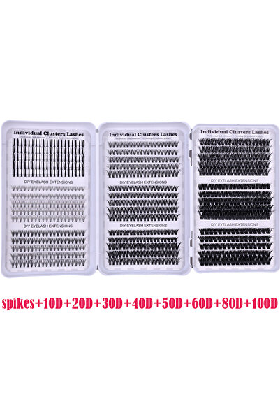 Choice D CY-1 45 صفوف 880 مجموعة رموش صناعية 10D-100D مع قمم رموش، مجموعات رم...