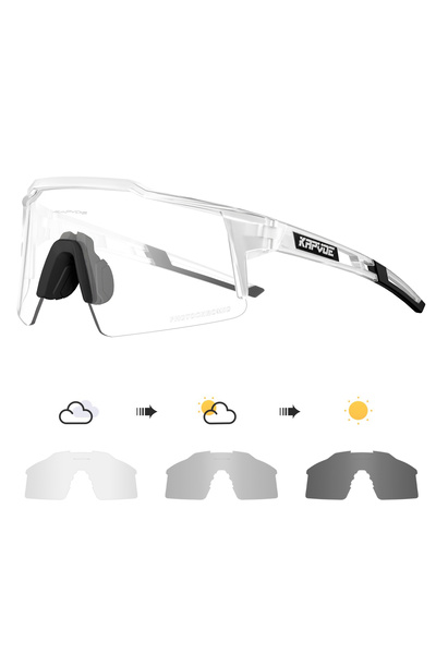 KAPVOE Photochromic-1lens K9023-PH-1L-12 Photochromic Cycling Sunglasses for ...