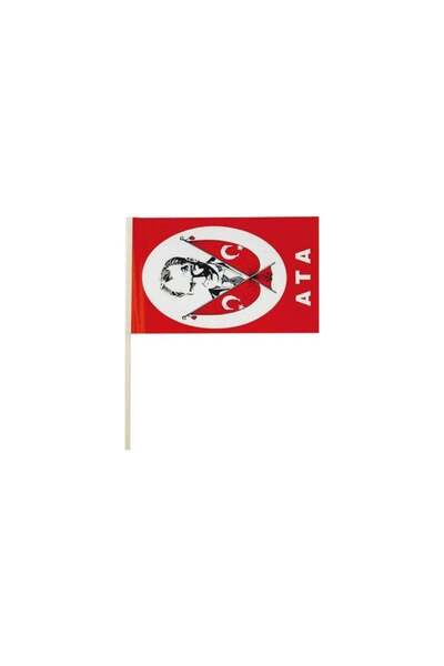 Erka Ormi Sopalı Turkish - Ata Paper Flag Small 80 Pack