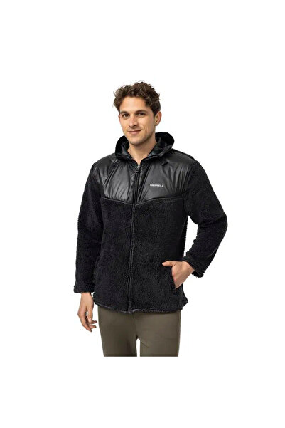 Merrell M25jobm Μαύρο Ανδρικό Μπουφάν Fleece Μαύρο