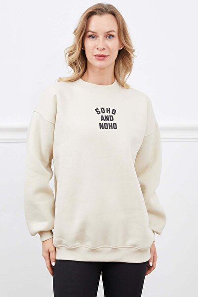 Fulla Moda سويت شيرت مطبوع من سوهو ونوهو