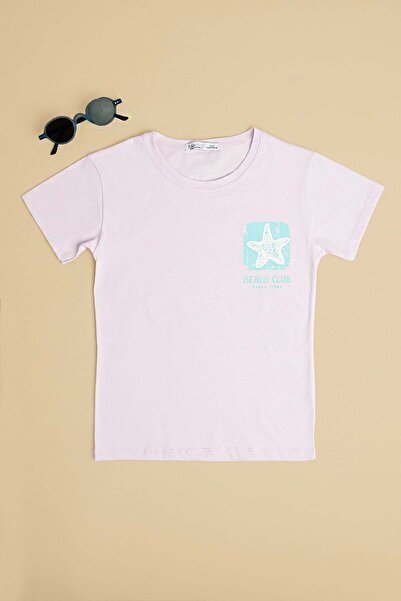 Fulla Moda Surf Babe Text Printed Girls' T-Shirt