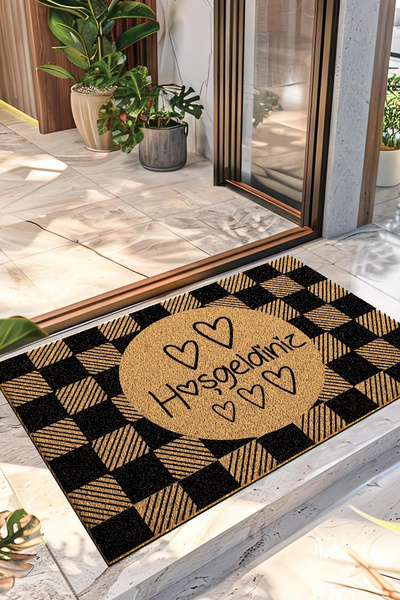 Decovetro Koko Welcome Doormat Patterned Door Mat 40 X 60 cm