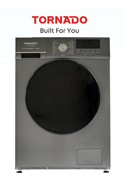 Tornado Front Load Inverter Washer Dryer, 10kg