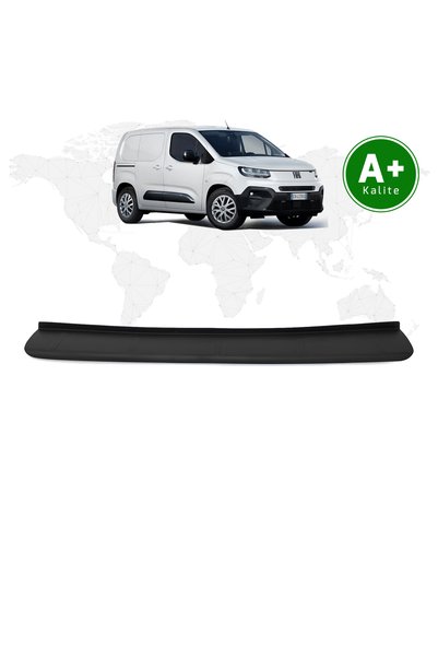 FA OTOMOTİV Fiat Doblo Panelvan Arka Tampon Eşiği Mat Siyah 2024 Model ve Son...